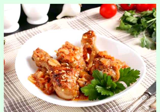 Как вкусно приготовить куриную голень на сковороде