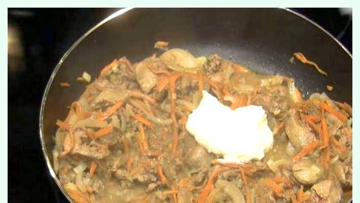Как вкусно приготовить печень куриную в сметане (вкусный, приготовить, печень, куриный) Как вкусно приготовить печень куриную в сметане