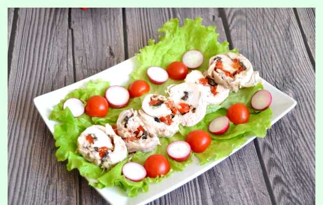 Как запечь куриный рулет в духовке