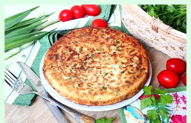 Пирог из капусты заливной на кефире