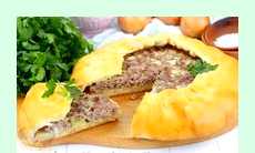 Рецепт пирога с картошкой и фаршем