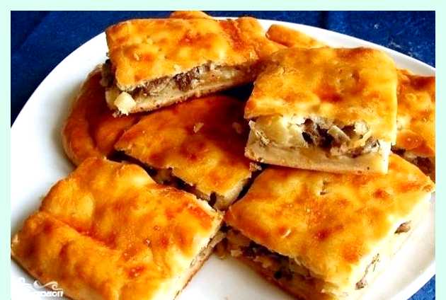 Пирог с картошкой и сайрой () Пирог с картошкой и сайрой