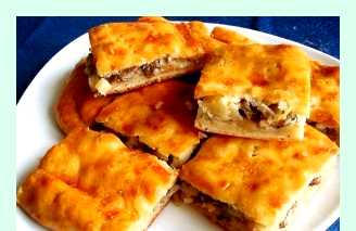 Пирог с картошкой и сайрой () Пирог с картошкой и сайрой
