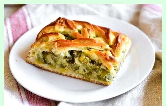 Пирог с сыром и курицей () Пирог с сыром и курицей