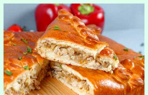 Пирог с сыром и курицей () Пирог с сыром и курицей