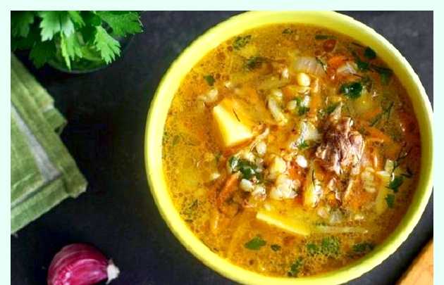 Рецепт гречневого супа с курицей () Рецепт гречневого супа с курицей