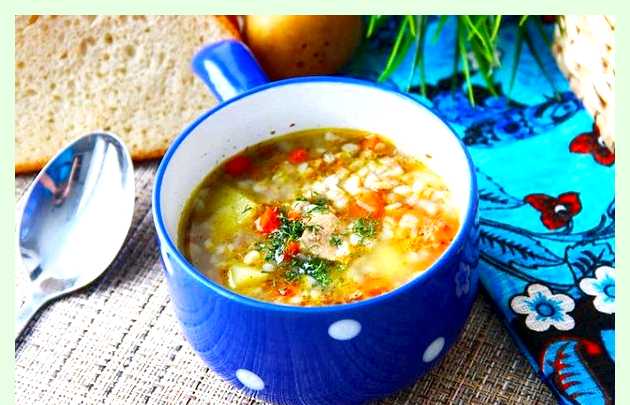 Рецепт гречневого супа с курицей () Рецепт гречневого супа с курицей