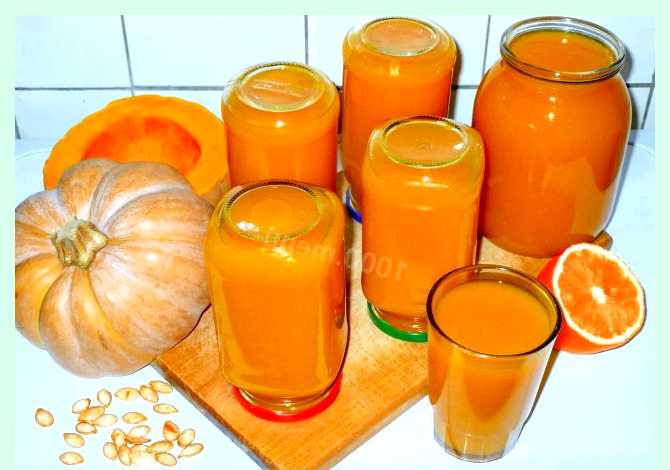 Как делать сок из тыквы