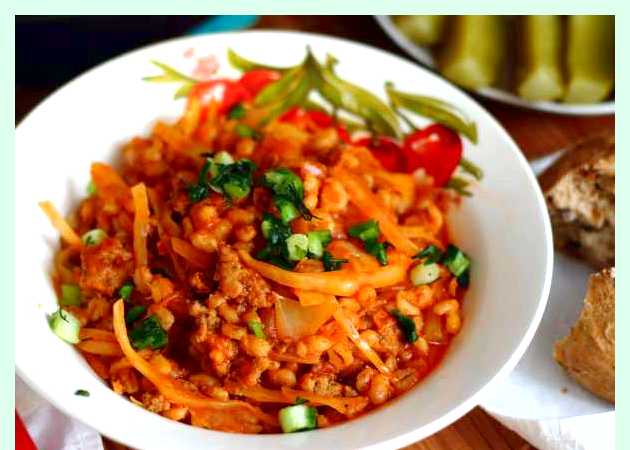 Как приготовить перловку с мясом