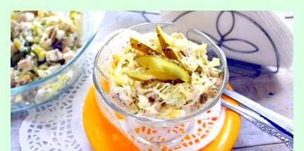 Салат из курицы простой и вкусный () Салат из курицы простой и вкусный