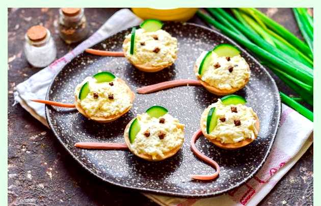 Салат в тарталетки рецепты быстро и вкусно