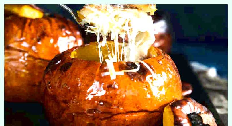 Фаршированная тыква в духовке (фаршировать, тыква, духовка, Рецепт тыква) Фаршированная тыква в духовке