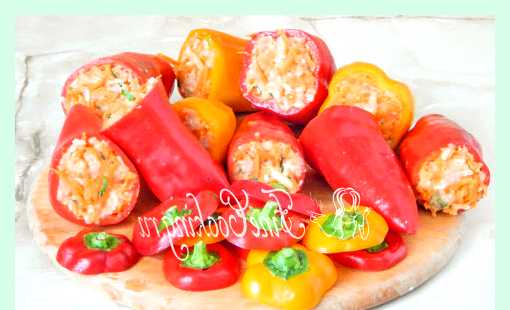 Фаршированный перец с мясом и рисом