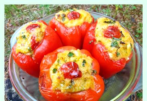 Фаршированный перец с мясом и рисом