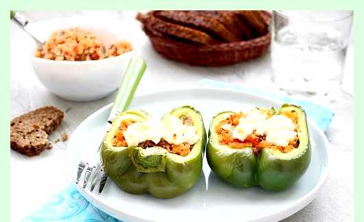 Фаршированный перец с мясом и рисом