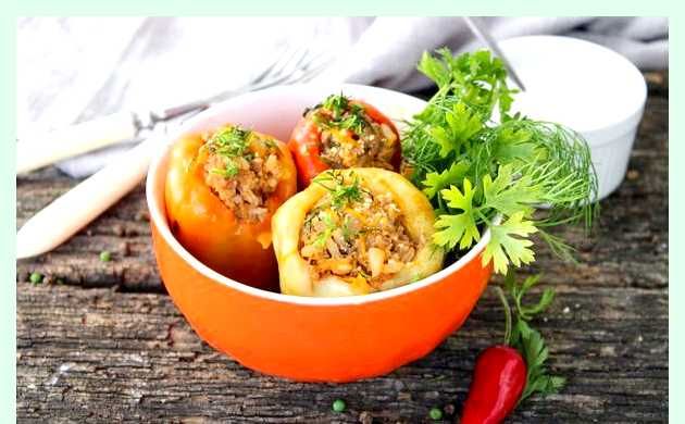 Фаршированный перец с мясом и рисом чтобы не порвать стенки