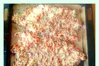 Щука в духовке с овощами