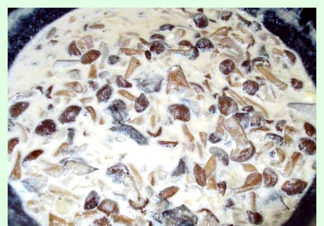 Соус грибной со сметаной (соус, грибной, сметана, растительное масло, грибного соуса, грибной соус) Соус грибной со сметаной
