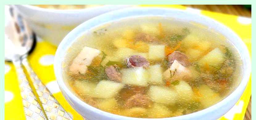 Суп из сердечек куриных рецепт (сердечко, куриный, рецепт, куриных сердечек, куриными сердечками, Количество порций) Суп из сердечек куриных рецепт
