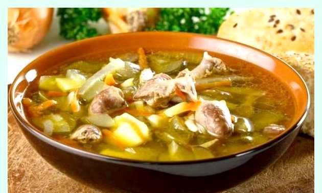 Суп из сердечек куриных рецепт Сварите бульон из куриных субпродуктов Суп из сердечек куриных рецепт Сварите бульон из куриных субпродуктов