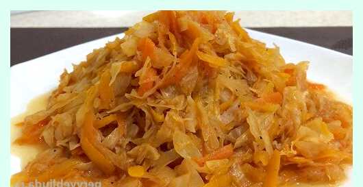 Свежая тушеная капуста рецепт