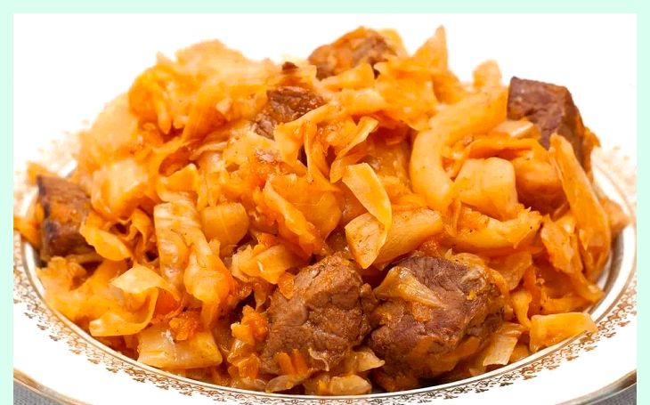 Свежая тушеная капуста рецепт