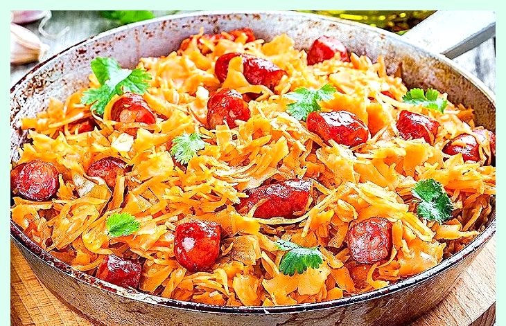 Свежая тушеная капуста рецепт